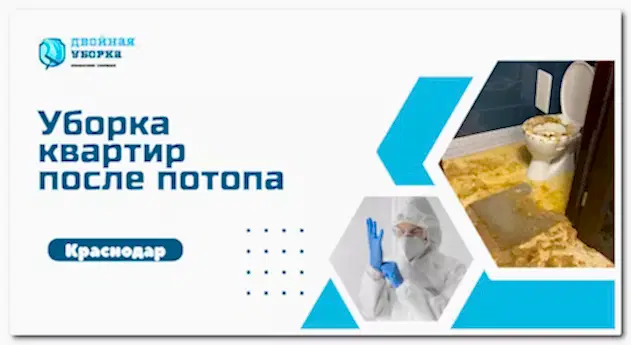 Уборка квартиры после потопа