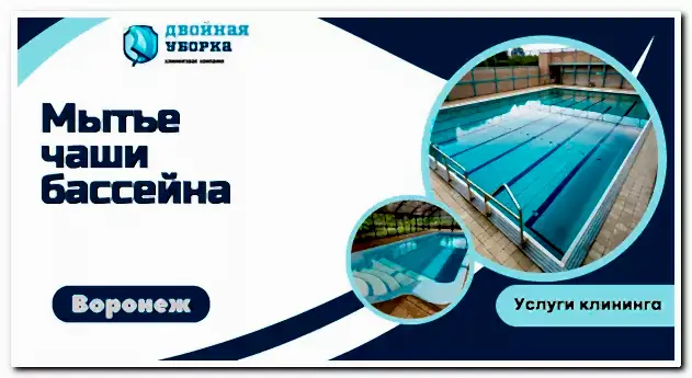 Мойка чаши бассейна на участке